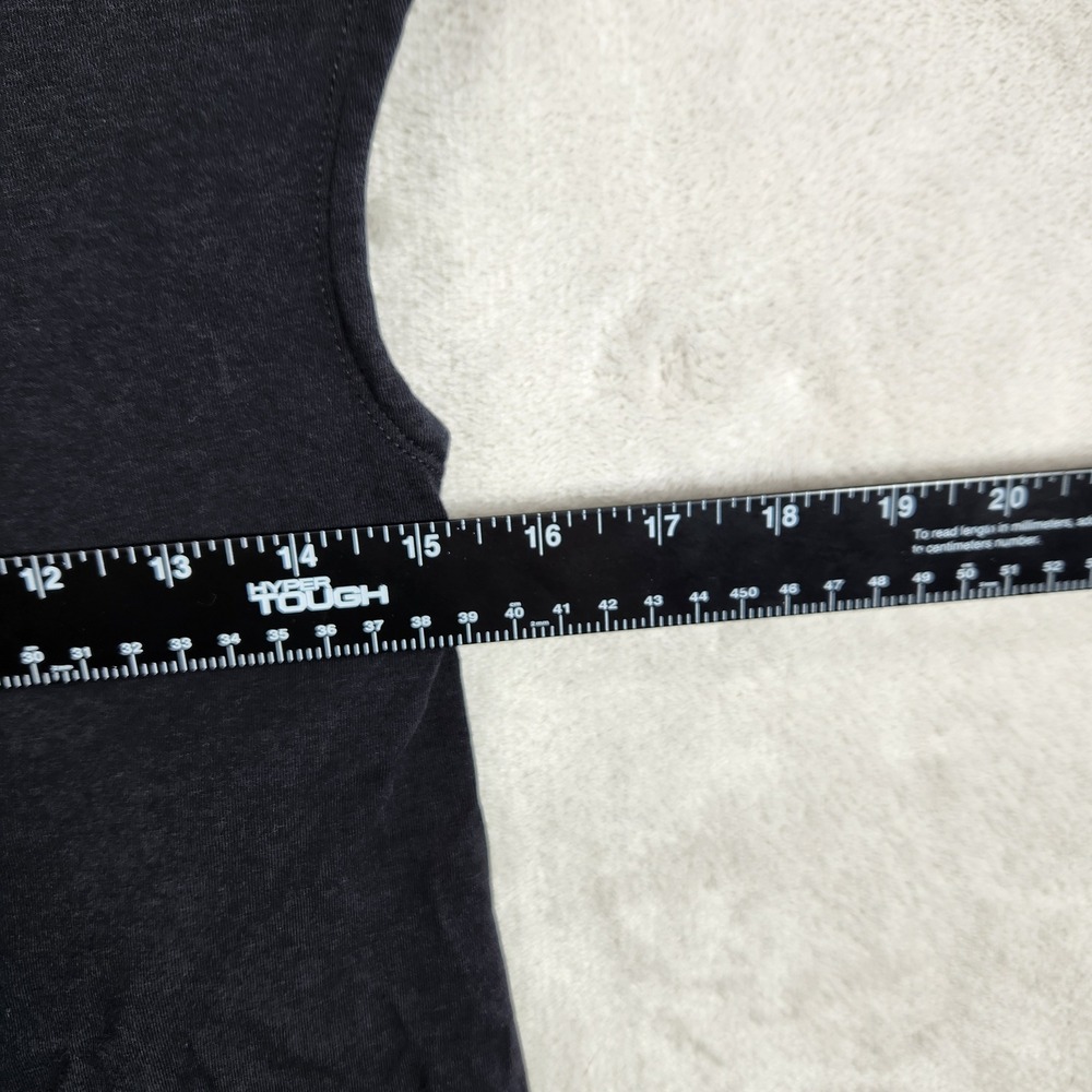 Me by Jennie Garth Womens XS Black Marie Boatneck Cap Sleeve Tee Office A693032 - Picture 9 of 10